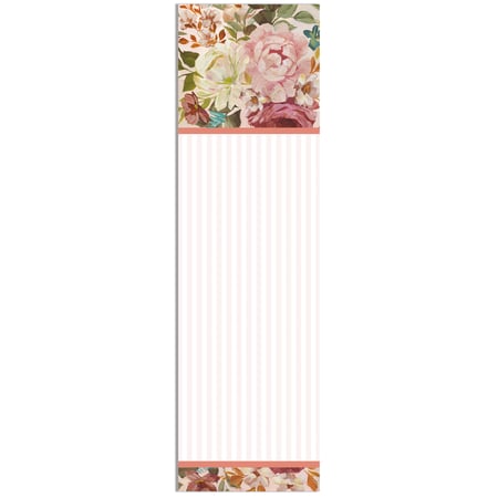 Cabbage Rose List Pad - Paper, Magnet