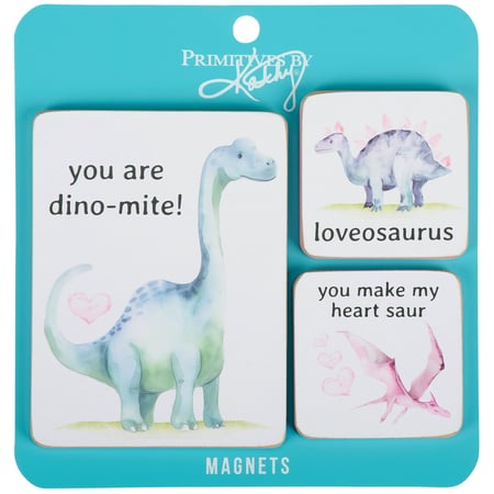 Dinomite Magnet Set - Wood, Paper, Metal, Magnet