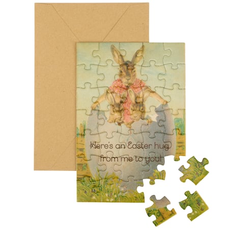Easter Hug From Me To You Puzzle Card - Paper