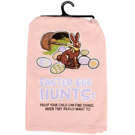 Easter Egg Hunts Kitchen Towel - Cotton