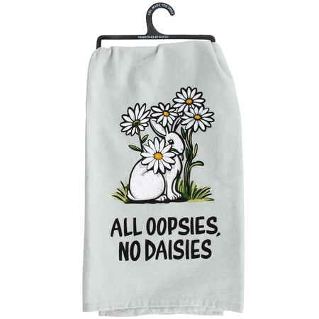 All Oopsies No Daisies Kitchen Towel - Cotton
