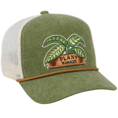 Plant Manager Trucker Hat - Cotton, Polyester, Plastic