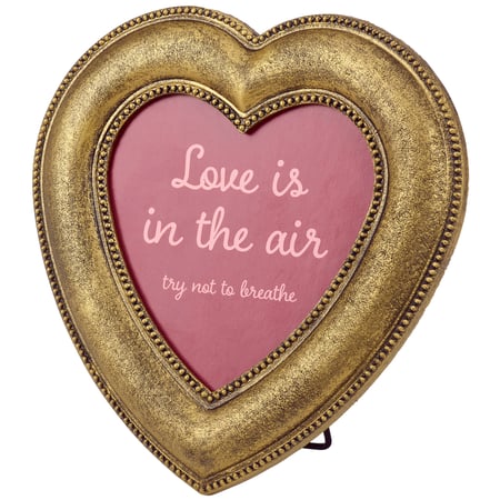 Love Is In The Air Framed Art - Wood, Paper, Metal