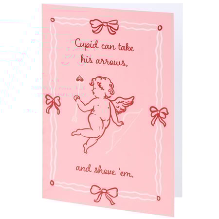 Cupid Greeting Card - Paper