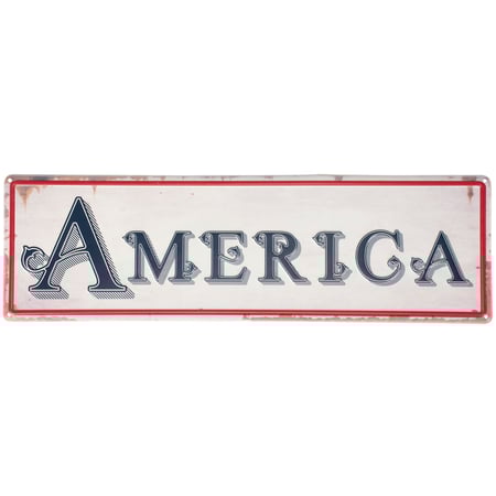 America Wall Decor - Metal