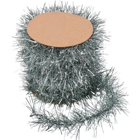 Pale Blue Tinsel Garland - Tinsel