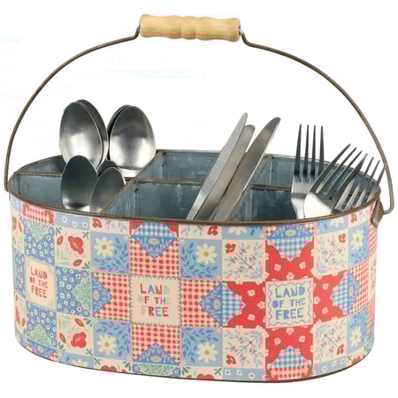 Land Of The Free Caddy - Metal, Paper, Wood