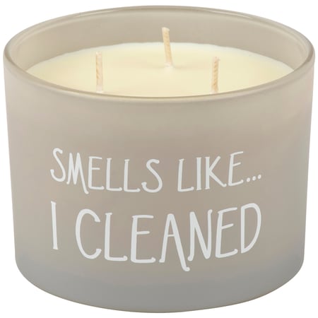 Smells Like I Cleaned Candle - Soy Wax, Glass, Cotton