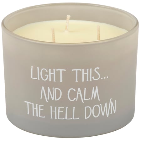 Light This Calm Down Candle - Soy Wax, Glass, Cotton
