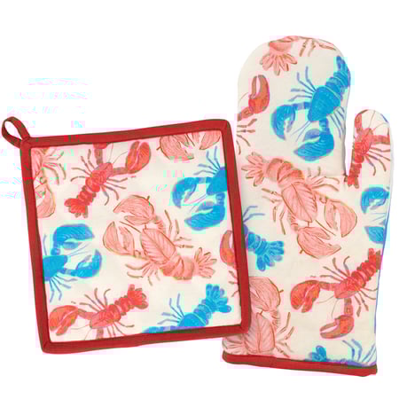 Lobsters Kitchen Set - Cotton