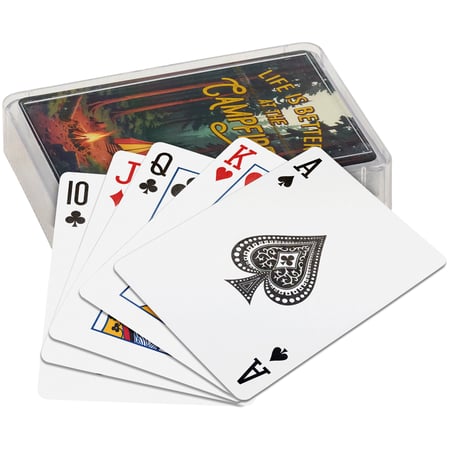 Life Is Better At The Campfire Playing Cards - Paper, Acrylic
