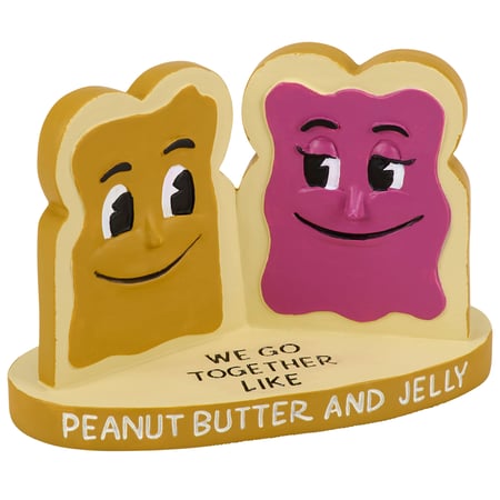 Together Like Peanut Butter And Jelly Figurine - Resin