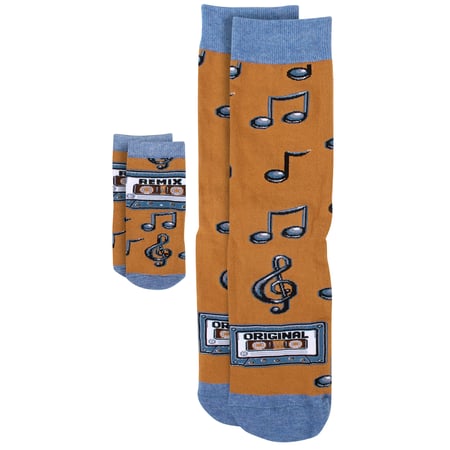 Original/Remix Baby & Me Sock Set - Cotton, Nylon, Spandex