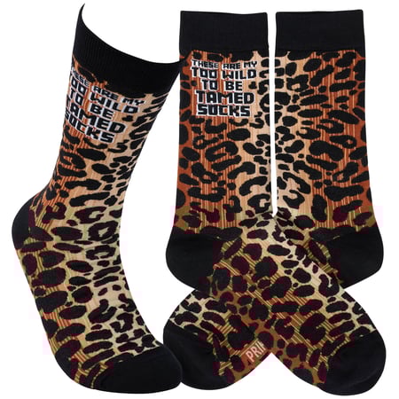 My Too Wild To Be Tamed Socks Socks - Cotton, Nylon, Spandex