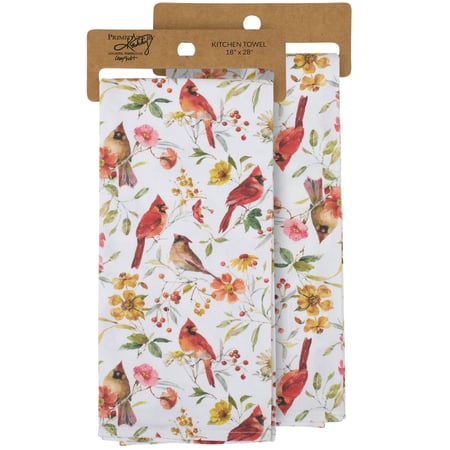 Everyday Cardinals Kitchen Towel - Cotton