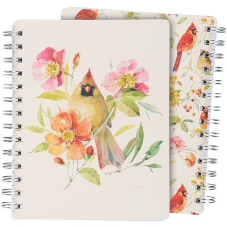 Everyday Cardinals Spiral Notebook - Paper, Metal