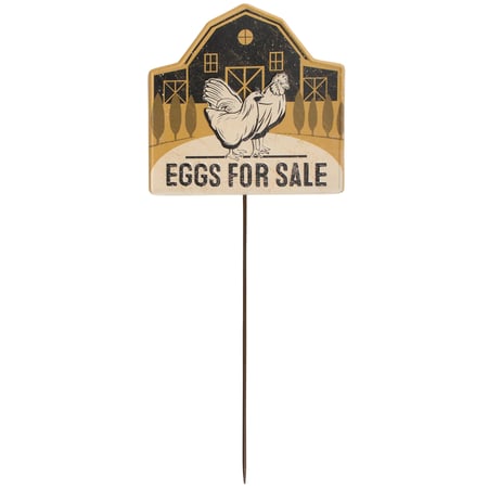 Eggs For Sale Garden Pick - Metal