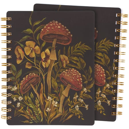 Hidden Garden Spiral Notebook - Paper, Metal