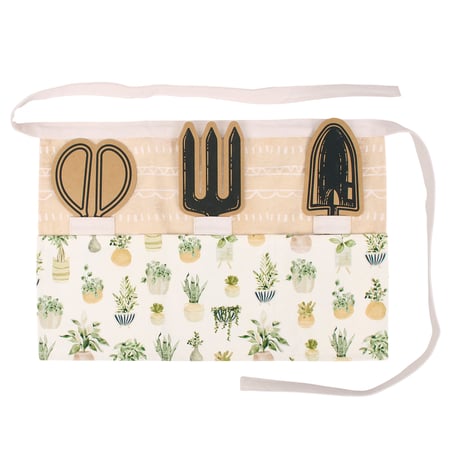 Plants Garden Apron - Canvas, Metal
