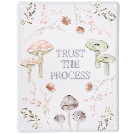 Trust The Process Hanging Decor - Metal