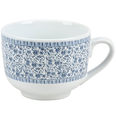 Blue Florals Mug - Stoneware