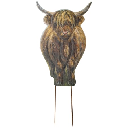 Highland Cow Stake - Metal