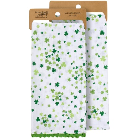 Mini Shamrocks Kitchen Towel - Cotton
