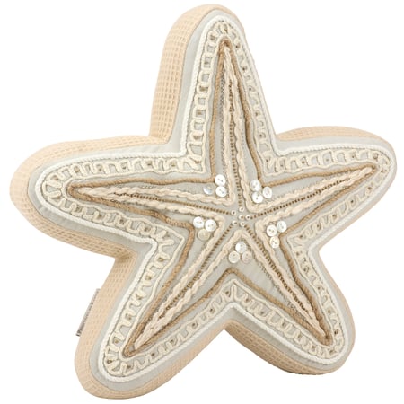Starfish Shaped Pillow - Cotton, Plastic