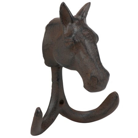 Horse Head Wall Hook - Metal