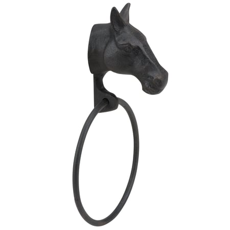 Horse Head Towel Holder - Metal
