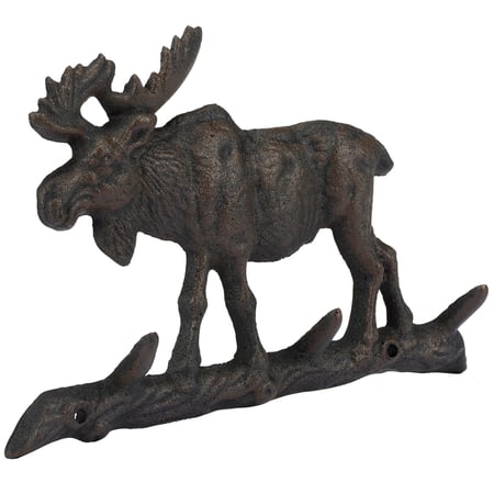 Bull Moose Wall Hook - Metal