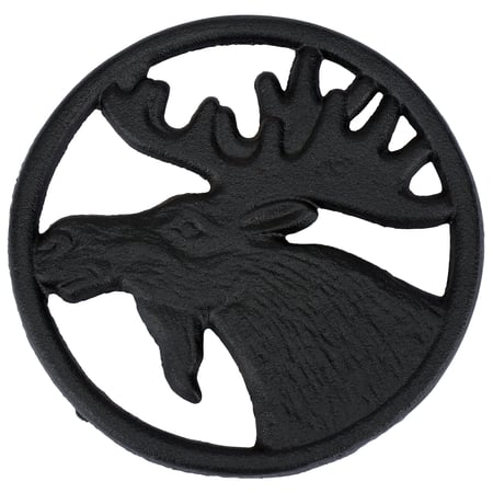 Moose Head Trivet - Metal