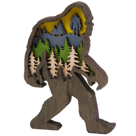 Bigfoot Sitter - Wood