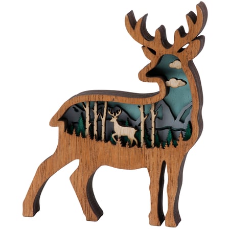 Stag Sitter - Wood