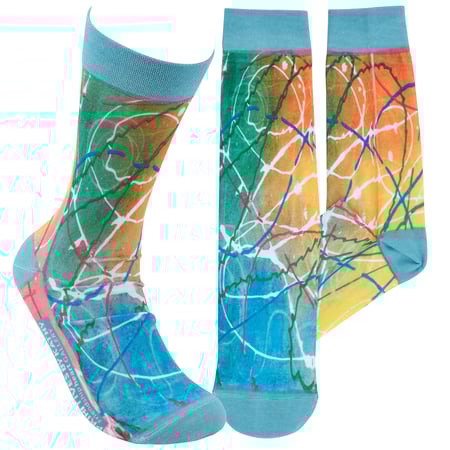 Rope Candy Socks - Polyester, Spandex