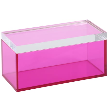 Hot Pink Acrylic Box - Acrylic