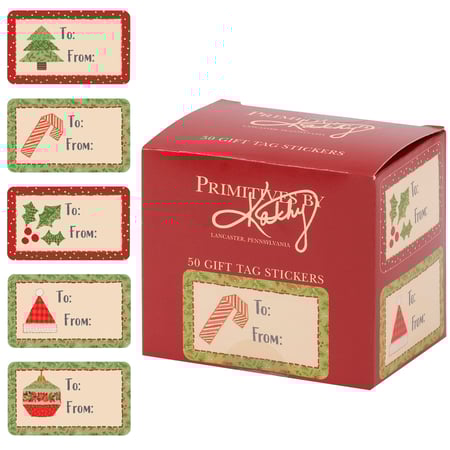 Christmas Quilt Gift Tags - Paper