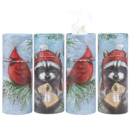 Woodland Friends Tissue Box Set - Paper, Facial Tissue