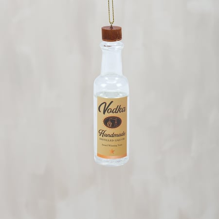 Vodka Glass Ornament - Glass, Resin, Plastic, Metal