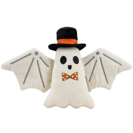 Ghost Bat Shaped Pillow - Polyester, Wire