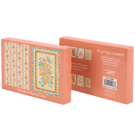 French Floral Playing Card Set - Paper