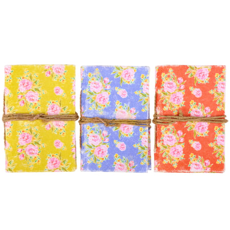 French Floral Mini Notebook Set - Paper, Jute