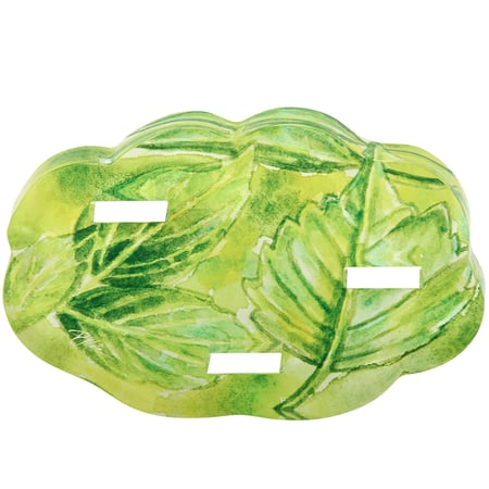 Leaves Triple Acrylic Base - Acrylic