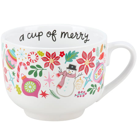 A Cup Of Merry Mug - Stoneware