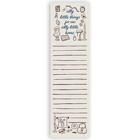 Silly Little Things List Pad - Paper, Magnet