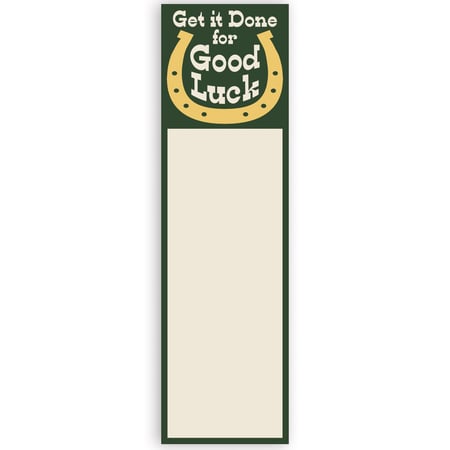 Get It Done For Good Luck List Pad - Paper, Magnet