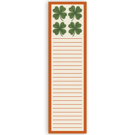 Lucky Clovers List Pad - Paper, Magnet