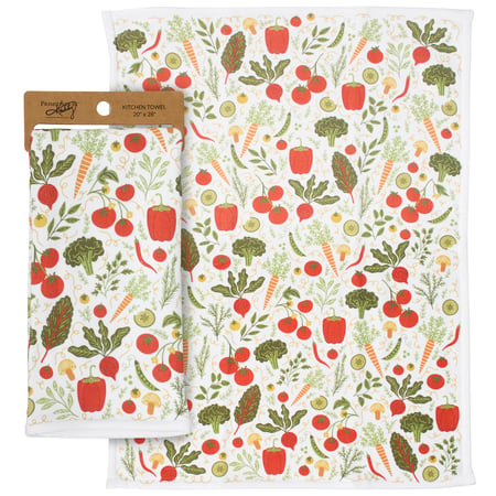Vegetables Kitchen Towel - Cotton, Terrycloth