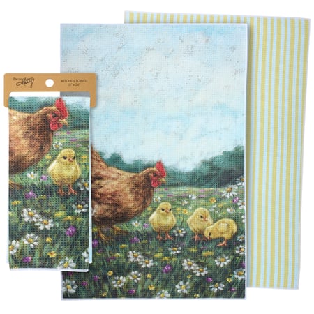Spring Chick Kitchen Towel - Microfiber
