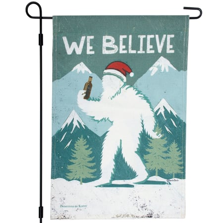 We Believe Garden Flag - Polyester